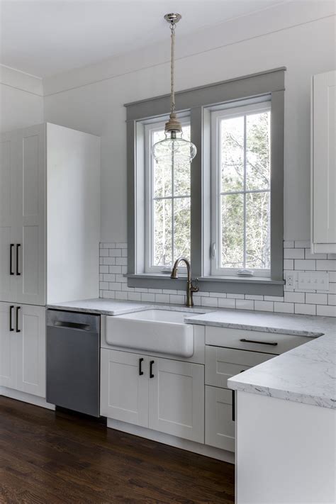 Thanks to the white that the kitchen cabinet seems pure and clear, the perfect match for the countertop. Barrow Building Group | Kitchen renovation, New kitchen ...