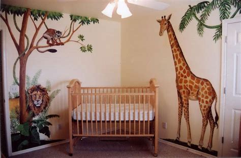 Baby Nursery With African Safari Decor Ideas Baby Nursery Room Design