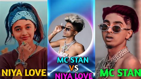 Mc Stan Vs Niya Love ️best Artist Mc Stan And Gf 4k Youtube