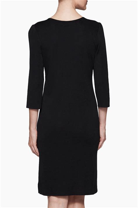 34 Sleeve Sheath Knit Dress Ming Wang