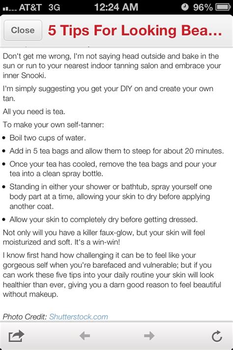 Self Tanner Diy Seems Easy Enough Might Be Good On My Pasty Legs Before I Start Breaking Out The