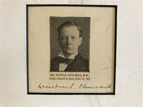 Todd Mueller Autographs Sir Winston Churchill Historical Signature
