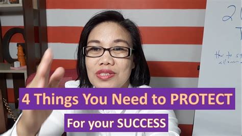 4 Things You Need To Protect For Your Success Youtube