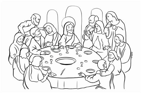 Last Supper Coloring Page Fresh The Last Supper Free Coloring Pages