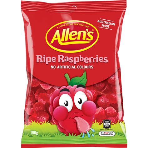 Allens Ripe Raspberries 190g Big W