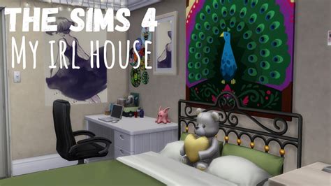 The Sims 4 Speed Build ~ 🏠 My Irl House 🏠 ~ No Cc Youtube