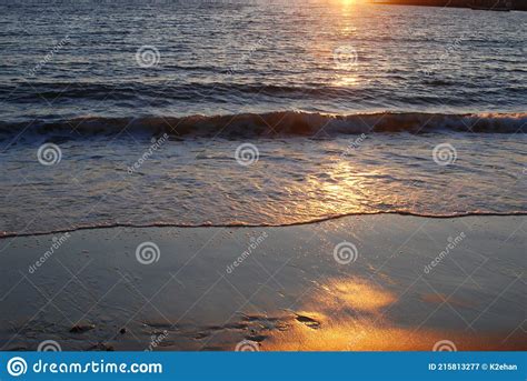 A Beach Filled With Sea Water Stock Image Image Of Filled Scenery