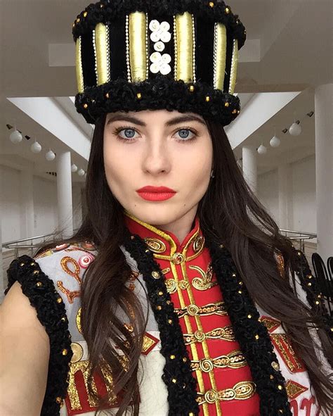 Circassian Girl Çerkes Kızı Traditional Costumes Portrait Eastern