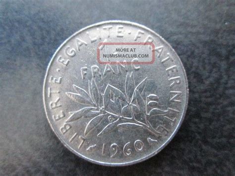 1 Franc France 1960 Coin