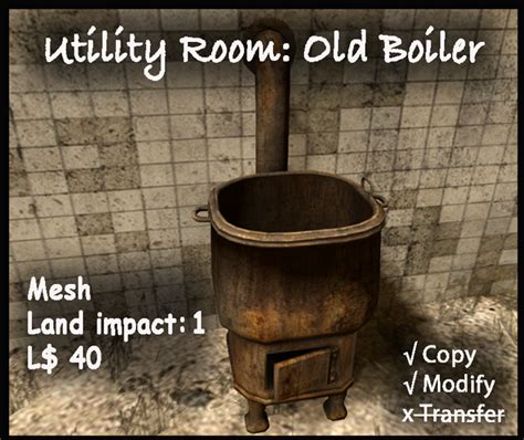 Second Life Marketplace Old Boiler