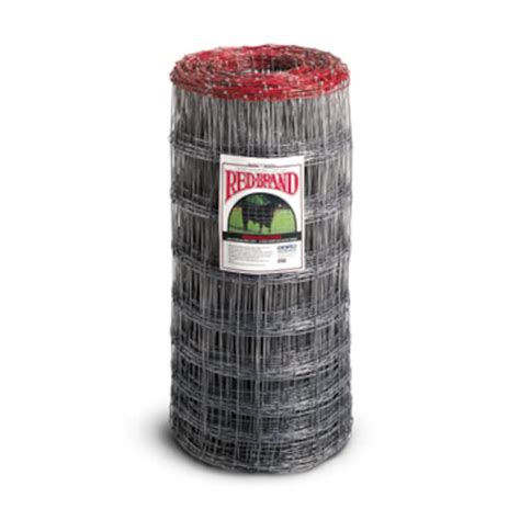 Red Brand Field Fence 330 Ft X 4 Ft Silver Steel Woven Wire Farm Woven