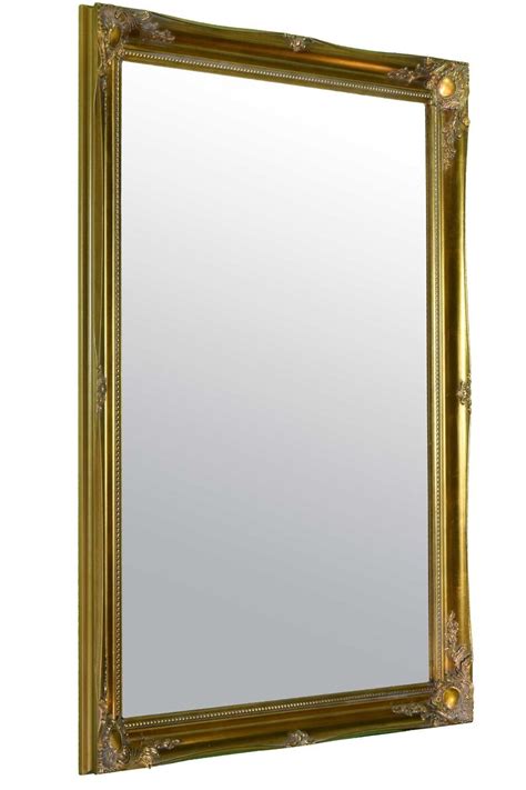 Large Gold Ornate Shabby Chic Wall Mirror 4ft X 3ft 117 X 91cm Etsy Uk