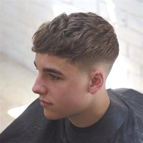 Regular Fade With Curly Short Top Best Fade Haircuts Mid Fade