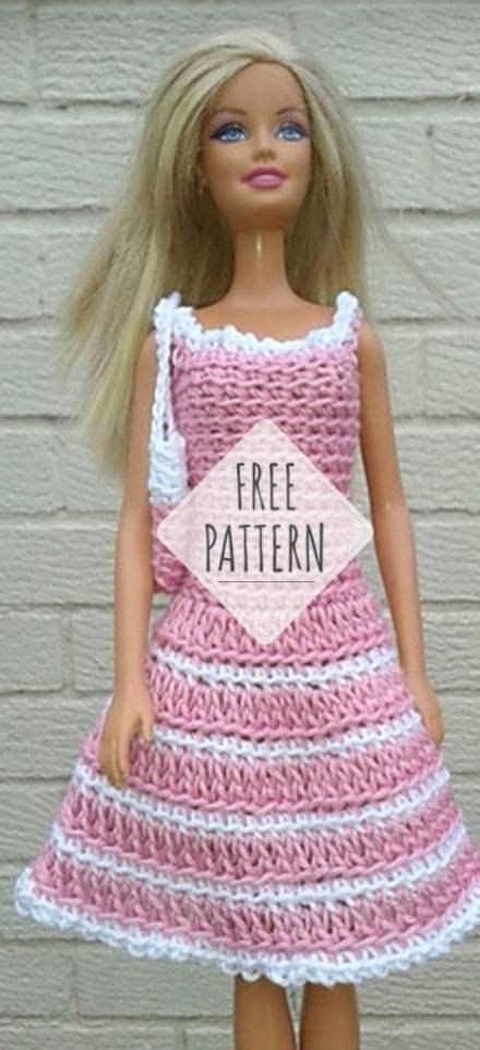 38 Ideas Dress Pattern Free Girls Barbie Dolls For 2019 Crochet Doll