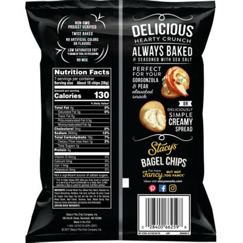 Stacy S Simply Naked Bagel Chips Snacks Oz Kroger