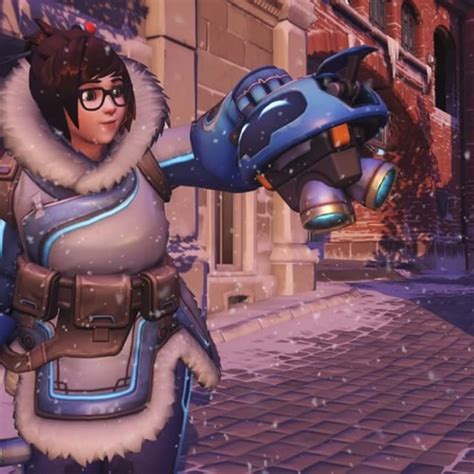 Mei Spending Quality Time With Her Robot Snowball While It Snows Let