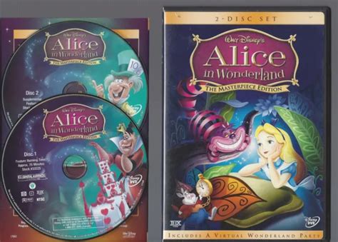 Alice In Wonderland Dvd 2 Disc Set The Masterpiece Edition Disc