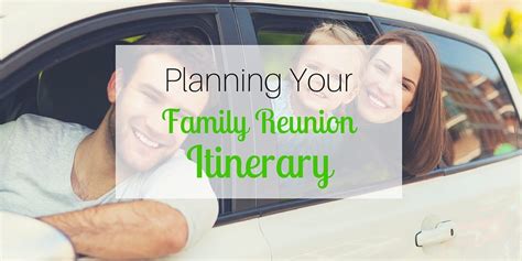 A family reunion program booklet design by truconcepts. Planning Your Family Reunion Itinerary