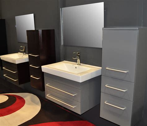 Not every contemporary space needs to be rigid edges with a cold personality. Modern Bathroom Vanity - Mist