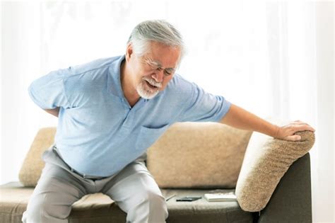 Premium Photo Elderly Patients On Couch Asian Senior Man Suffering