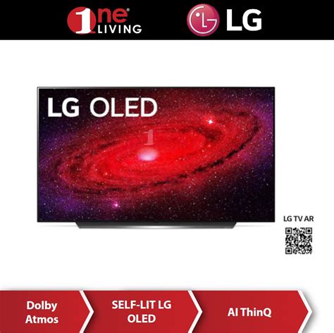 LG CX 55 4K Smart SELF LIT OLED TV With AI ThinQ 2020 OLED55CXPTA