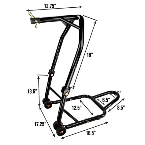 Strong Triple Tree Front Wheel Lift Motorcycle Center Race Stand