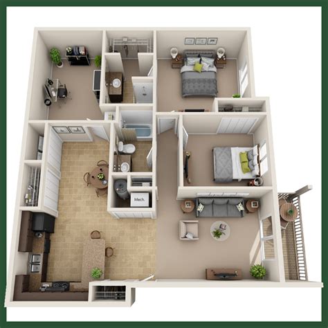 Floor Plans — Eastland Apartments