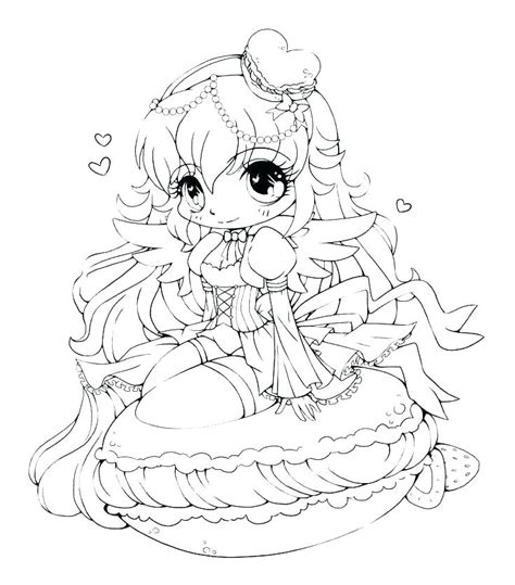 Cute Anime Coloring Pages To Print At