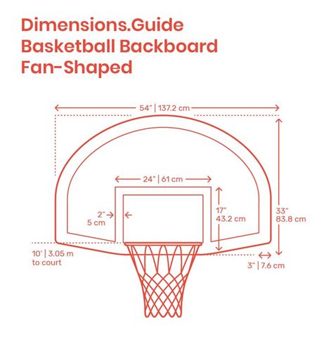 Basketball Backboard Fan Shaped Basketball Backboard Basketball