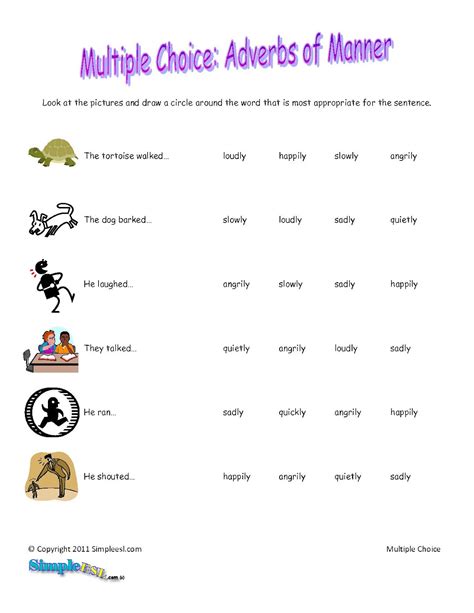 Adverbs of manner in english; ADVERBS: ADVERBS OF MANNER