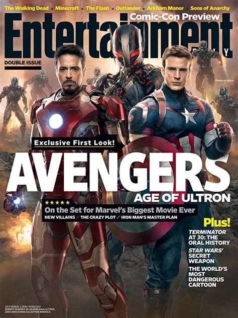 Entertainment Weekly Cover Avengers Age Of Ultron The Avengers