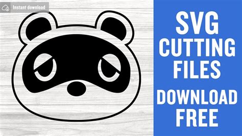 Animal Crossing Tom Nook Svg Free Cut File For Cricut Youtube