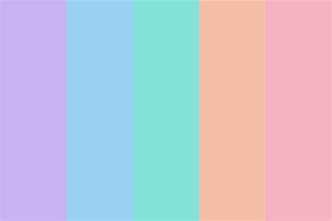 There are many uses of a pastel color palette, and there are several options to choose from Rainbow Pastel Lovely Color Palette | Color palette ...