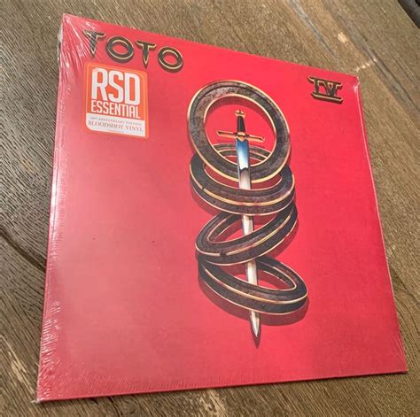 Toto „iv Ltd Lp Bloodshot Vinyl Rsd Rar And Sealed Lukather Kaufen