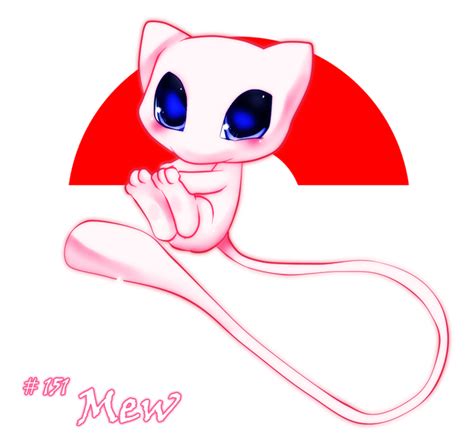 Mew Pokemon Png Hd Isolated Png Mart