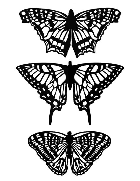 Butterflies With Masks 8x10 Stencil Crafting Baking Kids Journaling