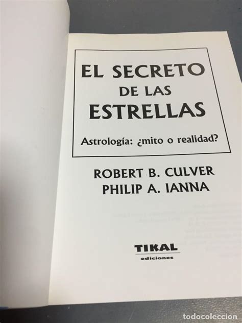 Libro El Secreto De Las Estrellas Robert B Cul Comprar Libros De