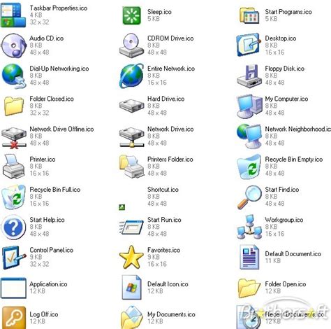 Windows Xp Desktop Icons