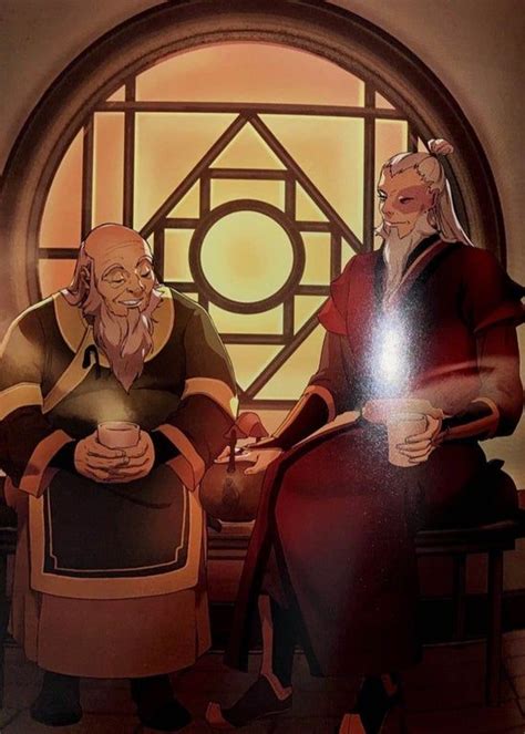 Iroh And Old Zuko Reuniting And Having Some Tea From Legacy Of The