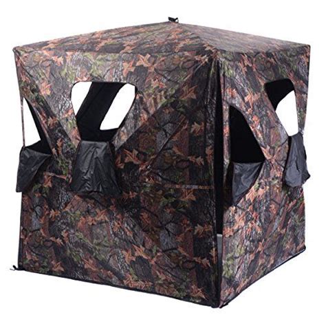 Tangkula 2 3 Person Pop Up Ground Blind Portable Hunting Blind With