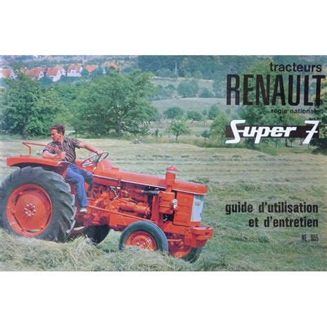 Renault Super 7 Type R7055 Notice Dentretien