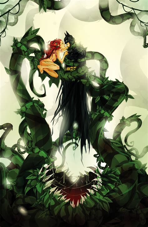 Poison Ivy And Catwoman Kiss