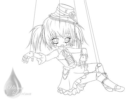 Anime Coloring Pages Creepy