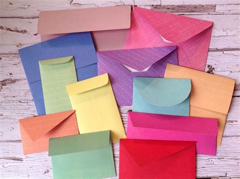 Handmade Envelopes Set Of 12 Envelopes Envelopes Mini Etsy Australia