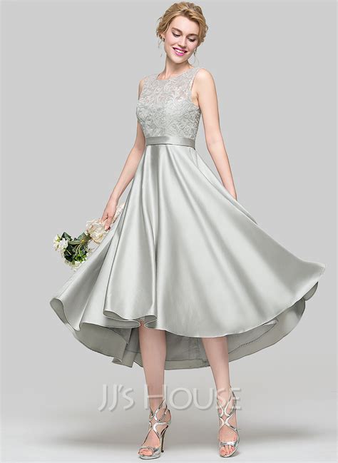 a line scoop neck asymmetrical satin prom dresses 018103288 jj s house