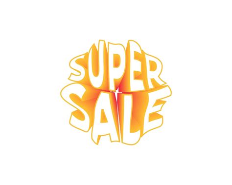Sale Icon Isolated On White Background Vector Flat Design Illustration