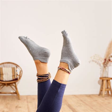 Non Slip Yoga Toe Socks Decathlon