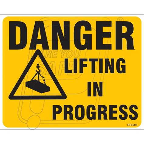 Lifting In Progress Protector Firesafety