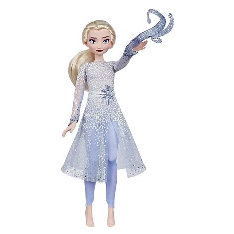 Frozen 2 Elsa Doll With Ponytail From Battle With Nokk Scene Magical