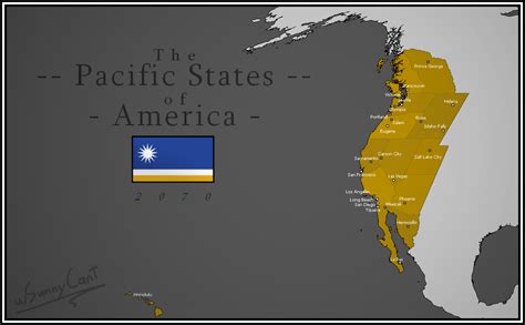 The Pacific States Of America By Brightonskinner On Deviantart